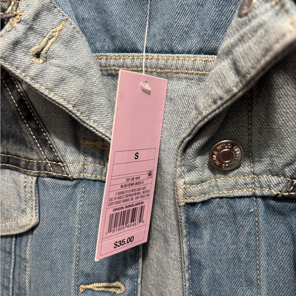 Wild Fable Two-Tone Denim Jacket - Picture 2 of 4